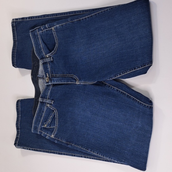Wrangler Q-Baby No Gap Waistband Bootcut Blue Jeans Size  9/10 x 32 - Picture 4 of 17